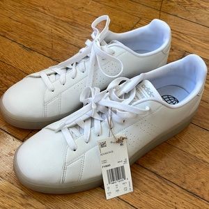 Adidas White Leather Sneakers